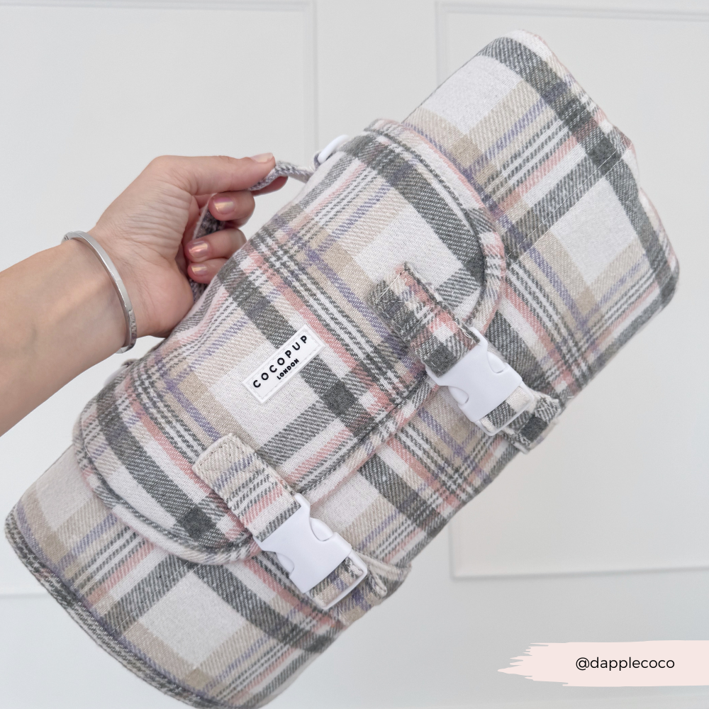 PERSONALISED Travel Mat - Oxford Plaid