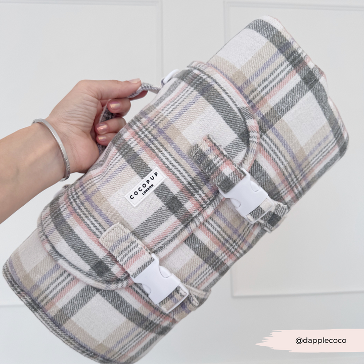 PERSONALISED Travel Mat - Oxford Plaid