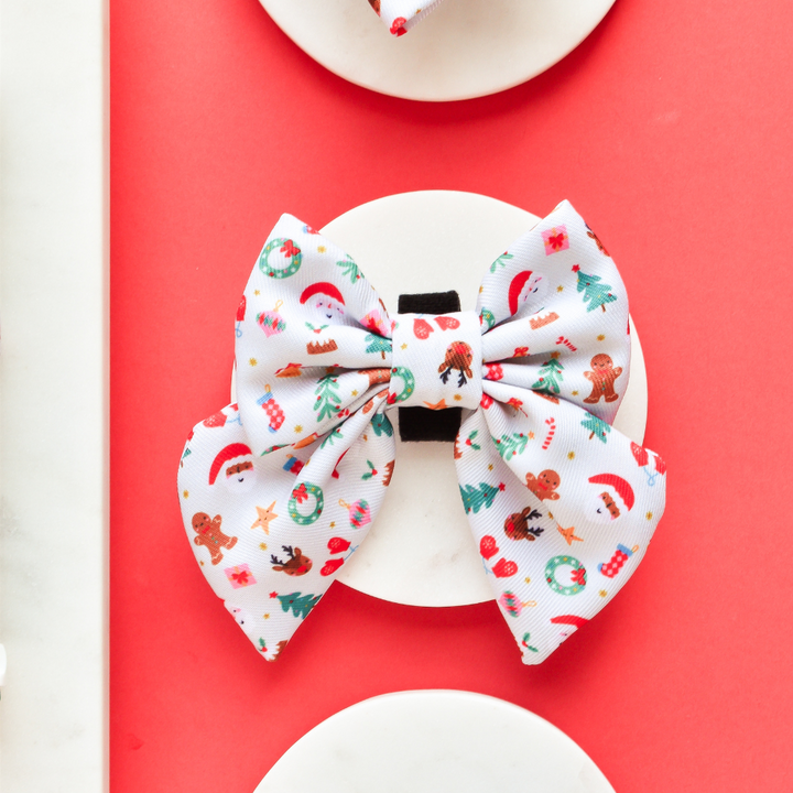 Christmas Pawty Sailor Bow Tie