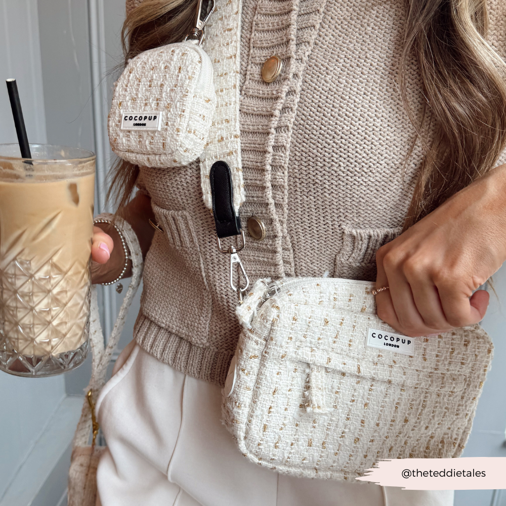 Treat Pouch - Vanilla Textured Tweed