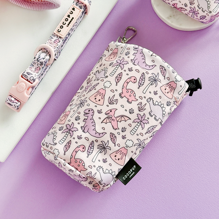 Drawstring Treat Pouch - Princess Dino