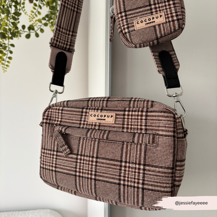 Dog Walking Bag - Pup Plaid