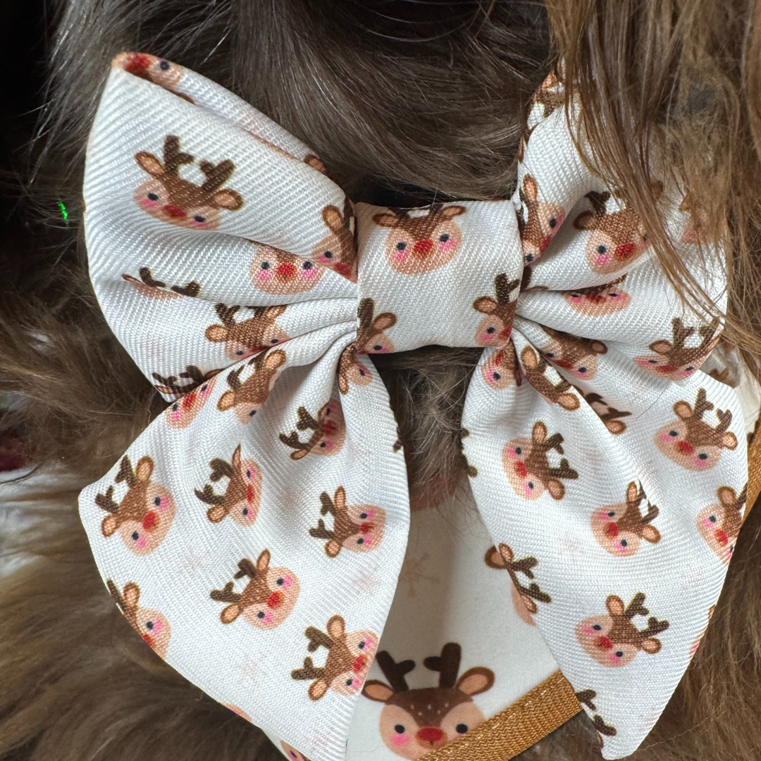 Ralphie Reindeer Sailor Bow Tie