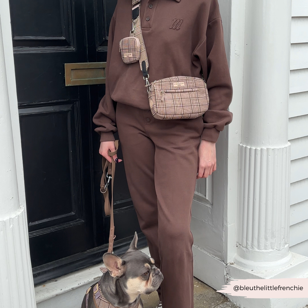 Dog Walking Bag - Pup Plaid