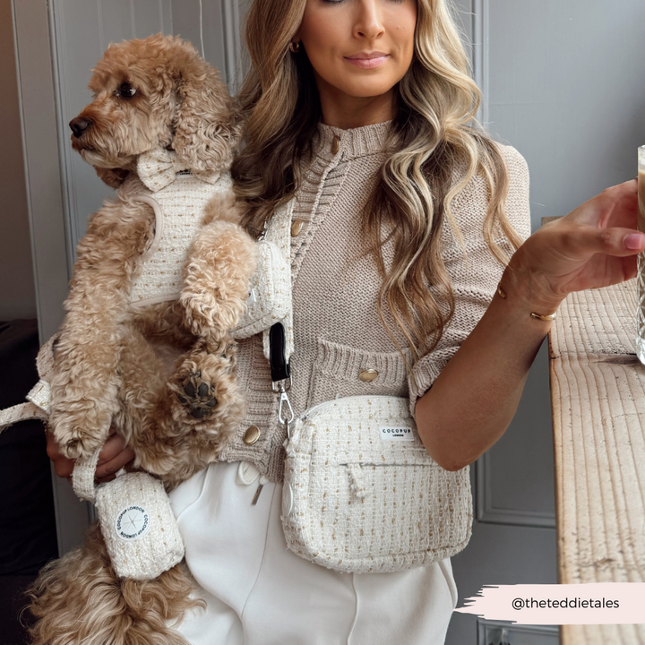 Textured Tweed Bag Strap - Vanilla