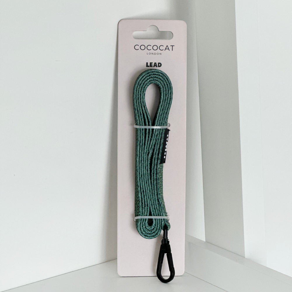 Cat Lead - Khaki Leopard