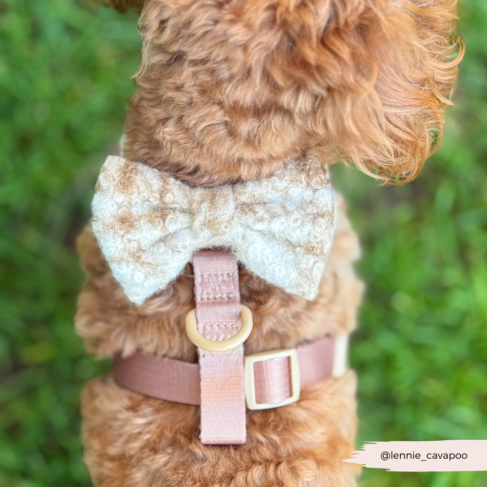 Highland Fleece Bow Tie - Oatmeal