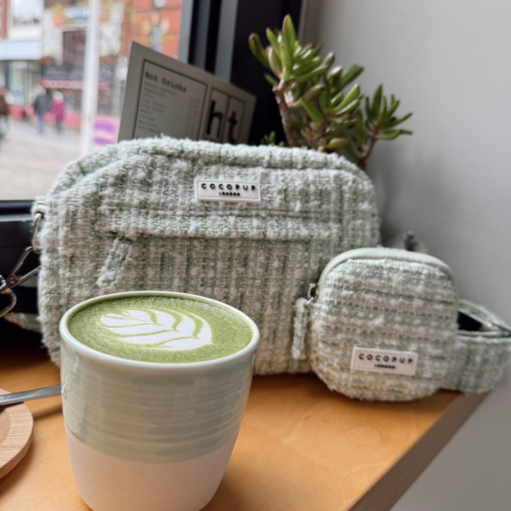 Treat Pouch - Matcha Textured Tweed