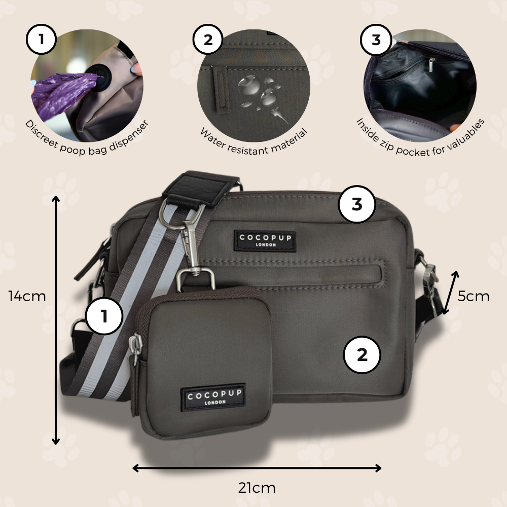 Build Your Own Dog Walking Bag - Mocha Bag