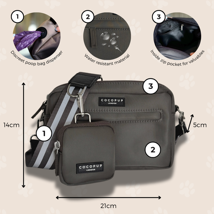 Build Your Own Dog Walking Bag - Mocha Bag