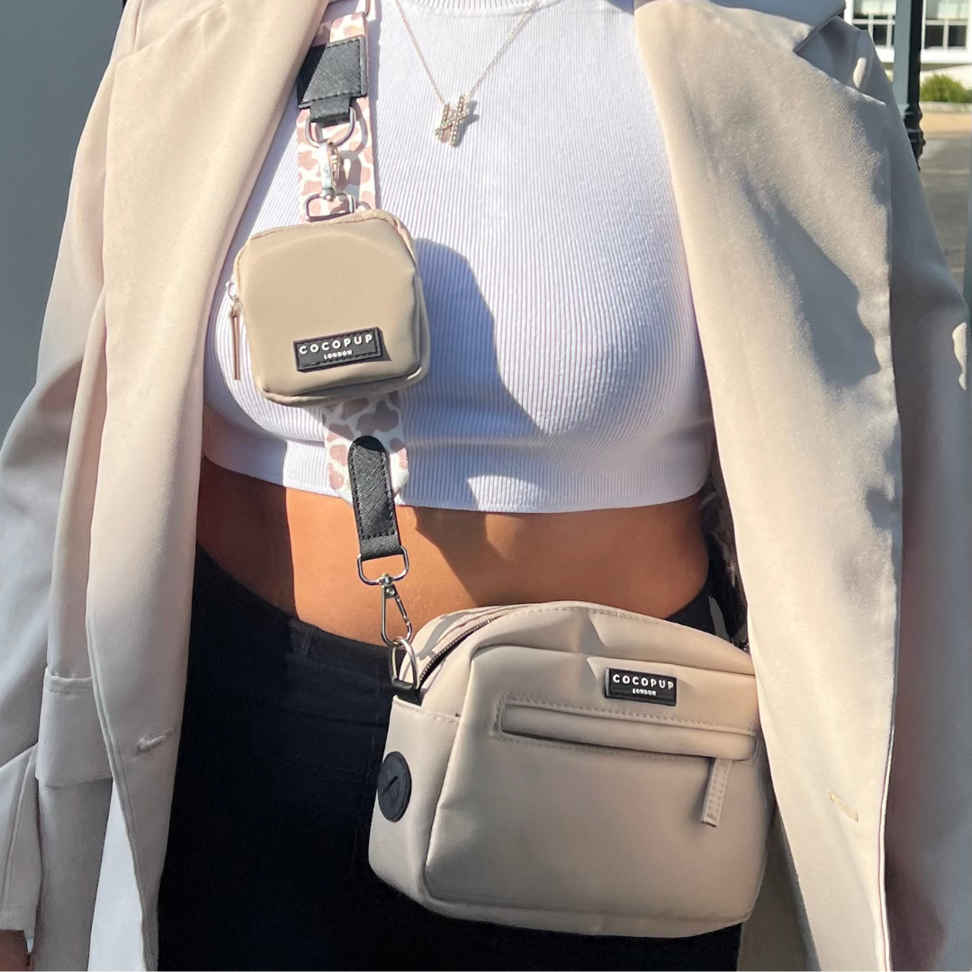 SECONDS Dog Walking Bag - Caramel Latte