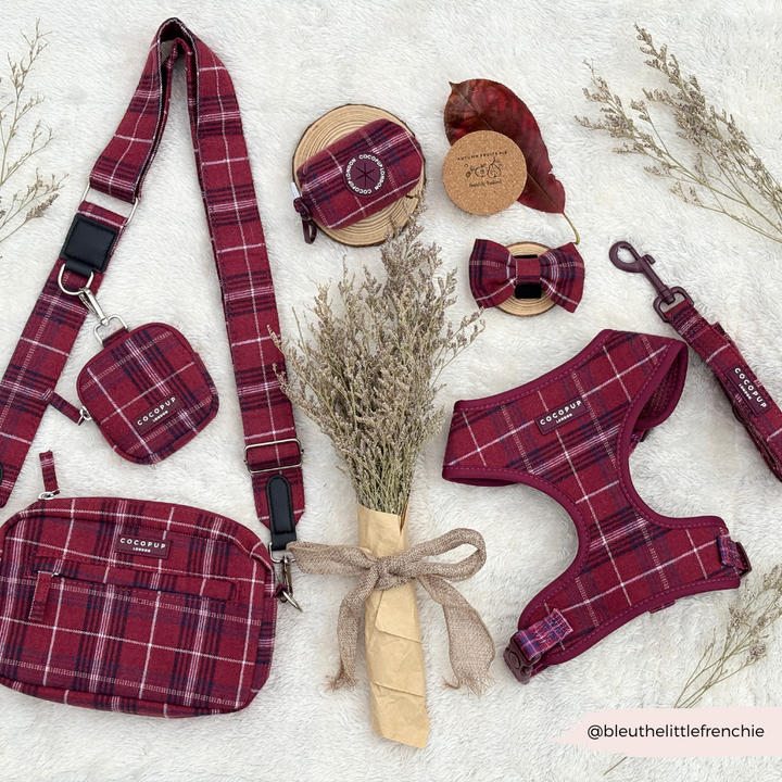 Mulberry Plaid Adjustable Neck HARNESS