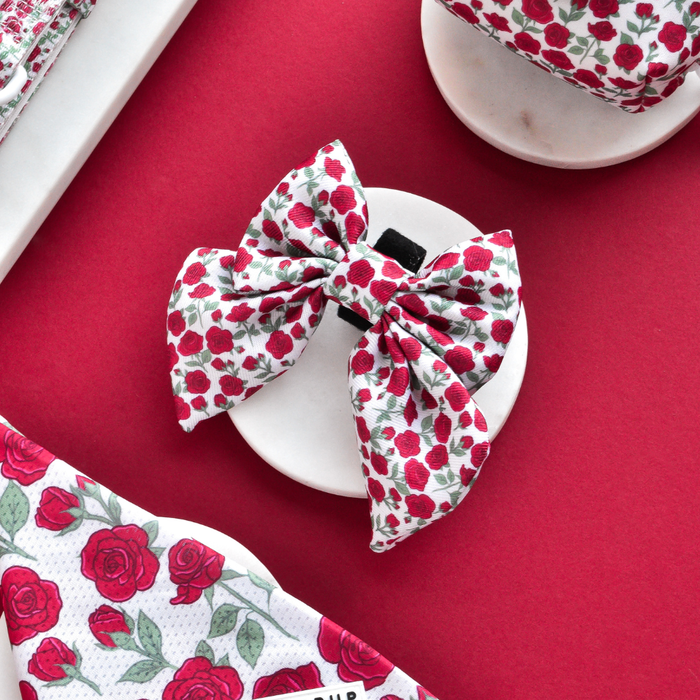 Barkquet of Roses Sailor Bow Tie