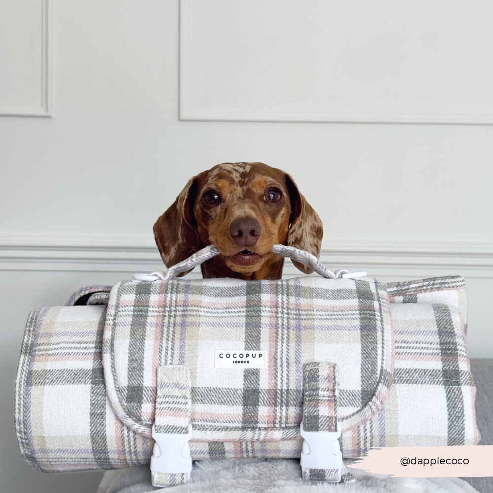 PERSONALISED Travel Mat - Oxford Plaid