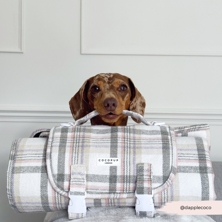 PERSONALISED Travel Mat - Oxford Plaid