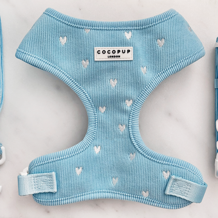 Blue Heartstrings Cord Adjustable Neck HARNESS