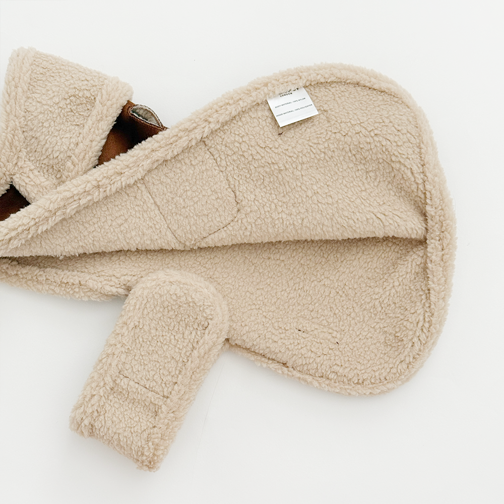 Dog Coat - Brown Aviator