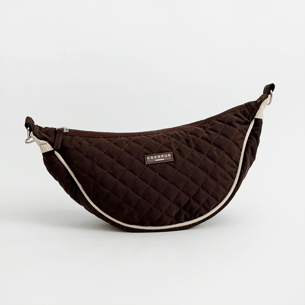 Crossbody Crescent Dog Walking Bag Bundle - Burford Quilted