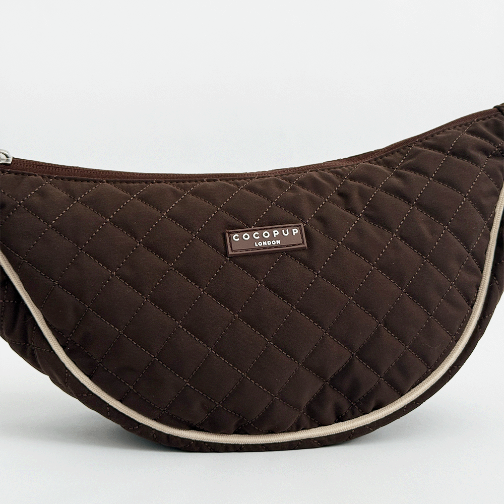 Crossbody Crescent Dog Walking Bag Bundle - Burford Quilted