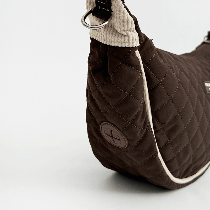 Crossbody Crescent Dog Walking Bag Bundle - Burford Quilted