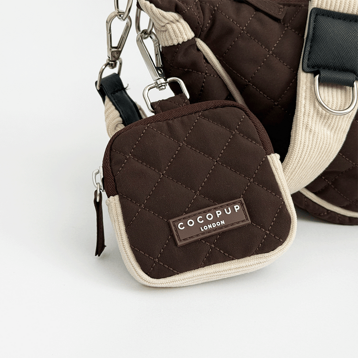 Crossbody Crescent Dog Walking Bag Bundle - Burford Quilted