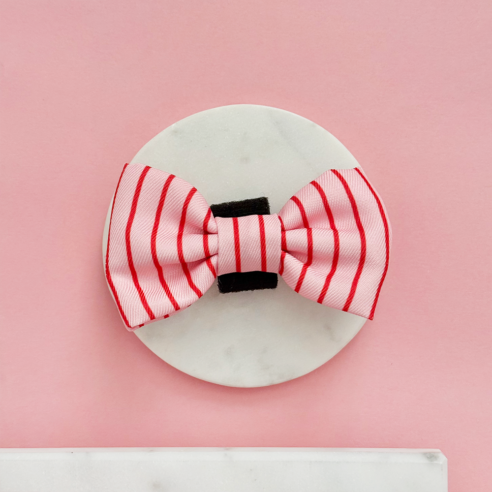 Candy Stripe Bow Tie