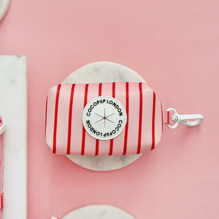 Candy Stripe Poop Bag Holder