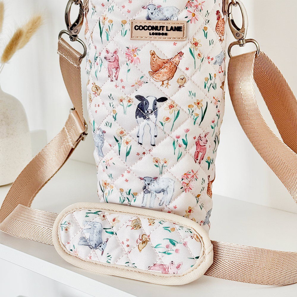 Tumbler Carry Case - Quilted Farmyard Friends