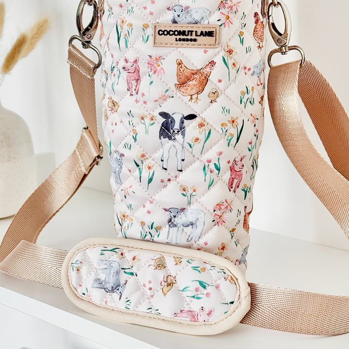 Tumbler Carry Case - Quilted Farmyard Friends