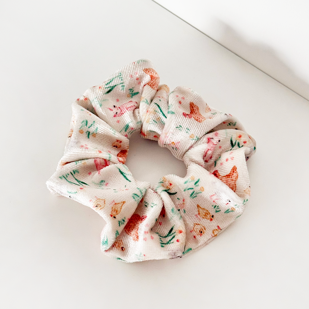 Farmyard Friends Scrunchie by Coconut Lane