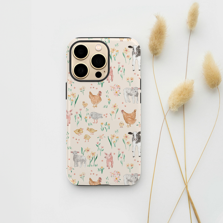 Tough Phone Case - Farmyard Friends
