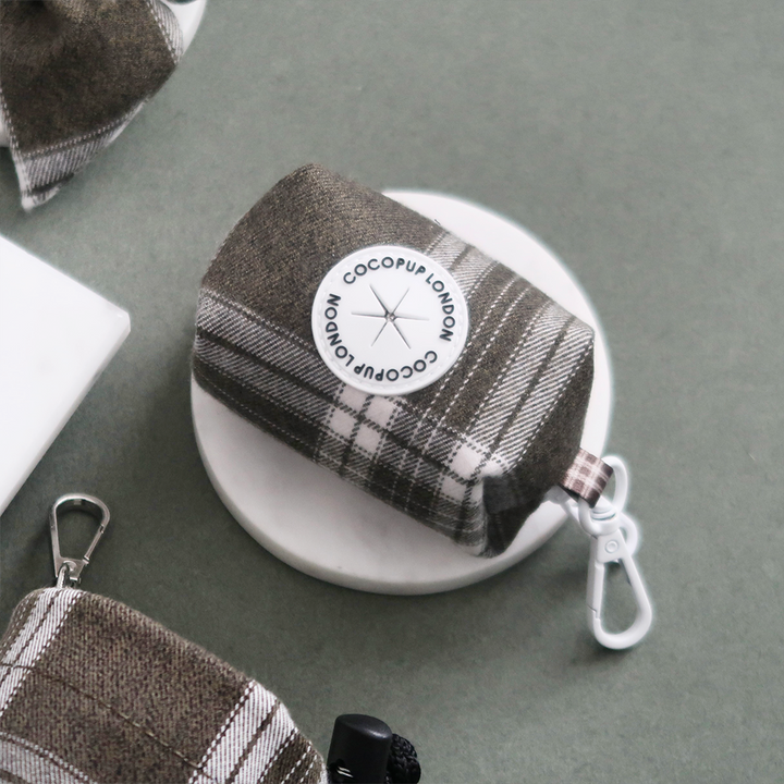 Olive Check Poop Bag Holder
