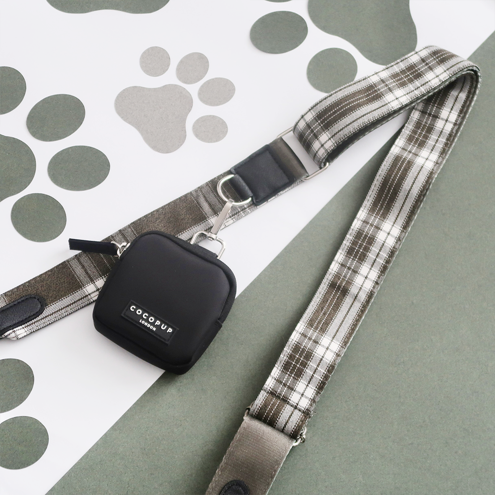 Dog Walking Bag Bundle - Olive Check