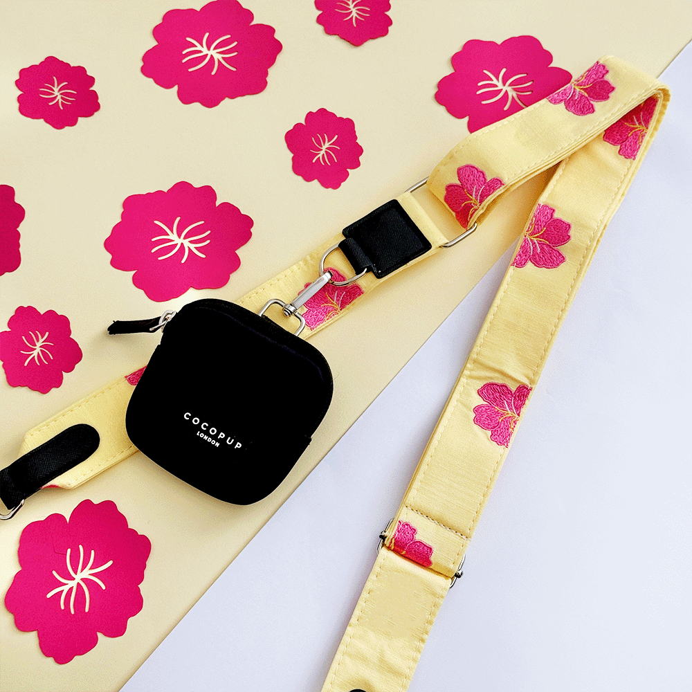 Dog Walking Bag Bundle - Pink Hibiscus