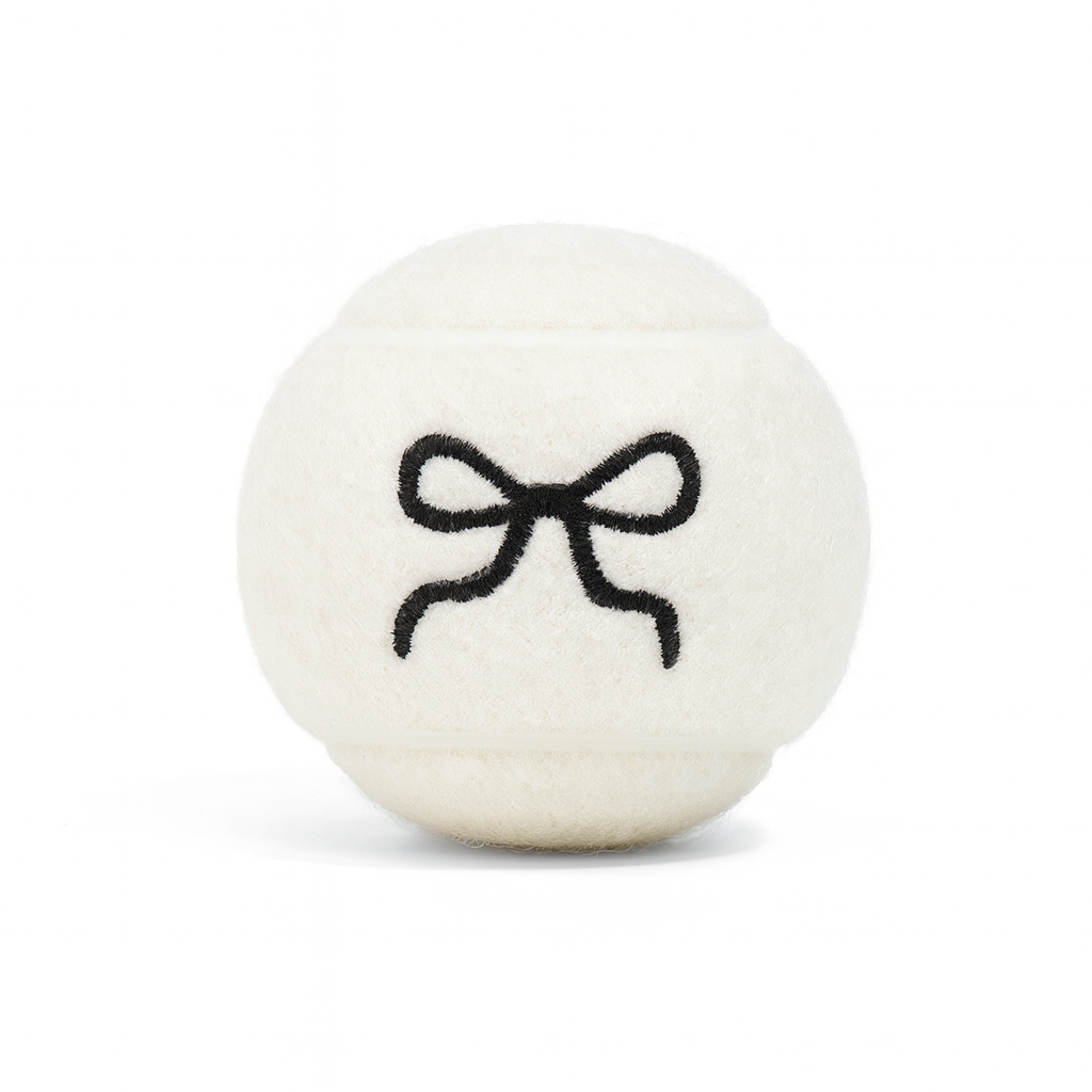 Embroidered Tennis Ball - Pup in Paris
