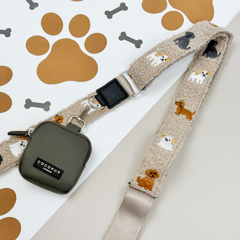 Dog Walking Mocha Bag Bundle - Ralph & Friends Mocha Teddy