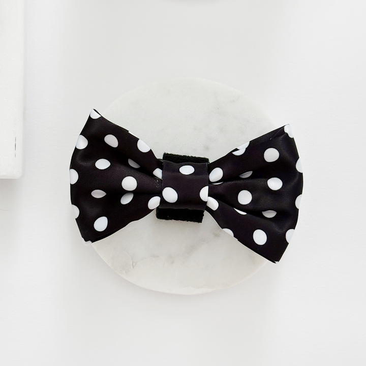 Satin Polka Dot Bow Tie