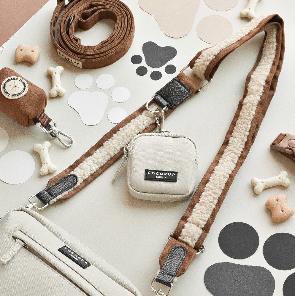 Build Your Own Dog Walking Bag - Caramel Latte Bag