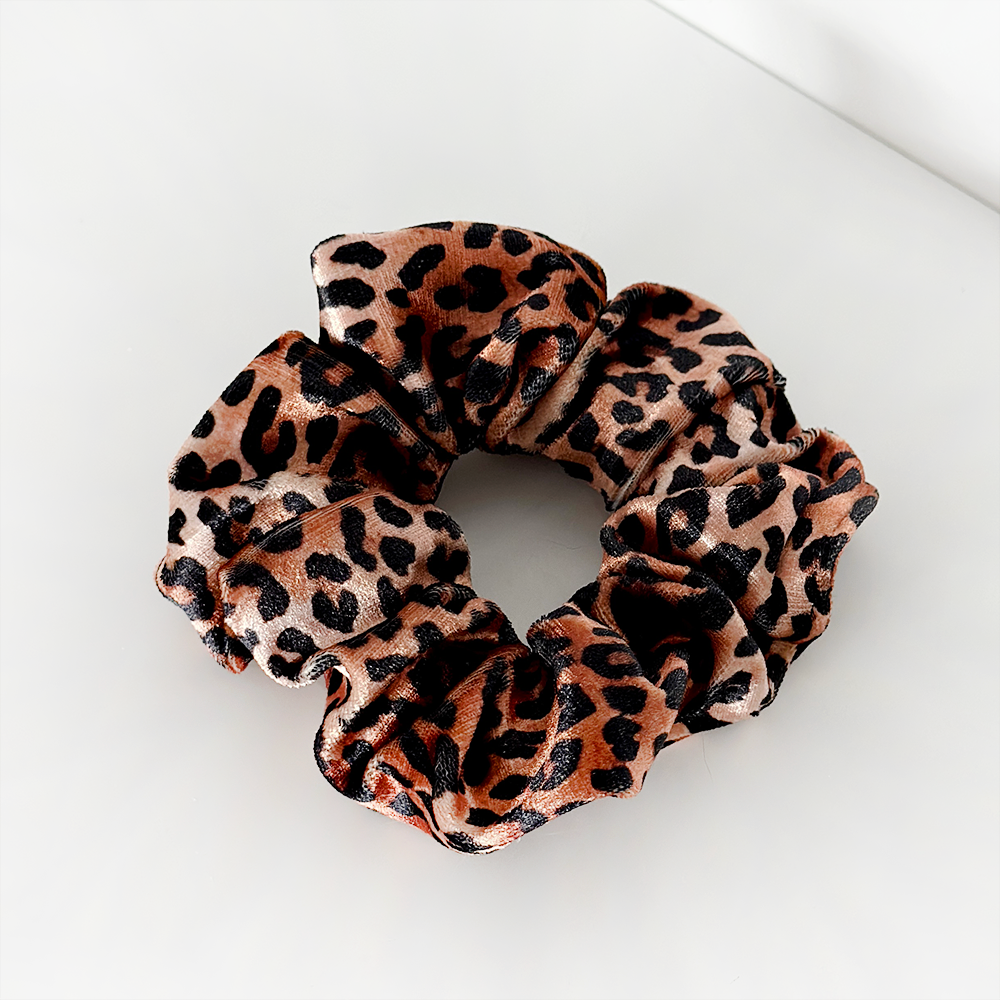 Leopard Pup Scrunchie by Coconut Lane