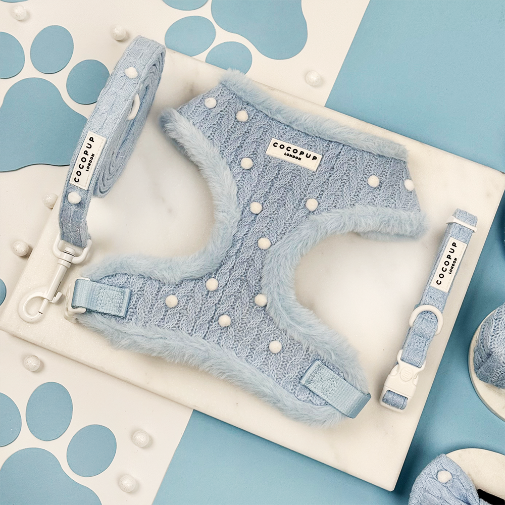 Snowpaws Adjustable Neck Harness, Lead & Collar Bundle