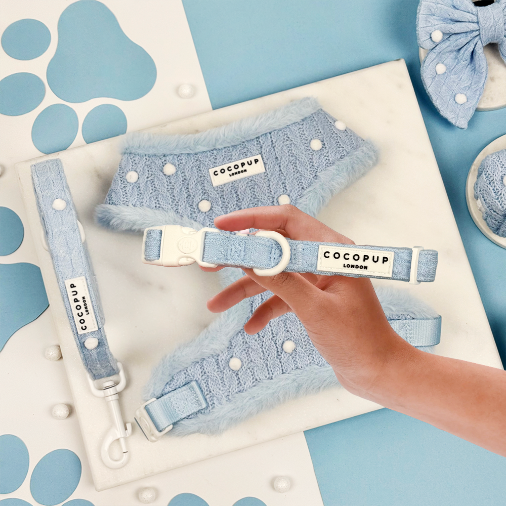 Snowpaws Adjustable Neck Harness, Lead & Collar Bundle