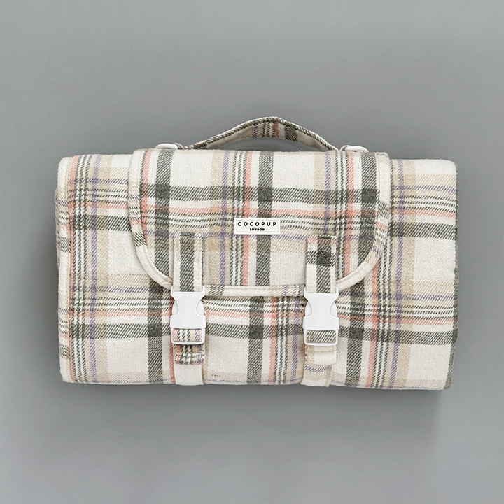 PERSONALISED Travel Mat - Oxford Plaid