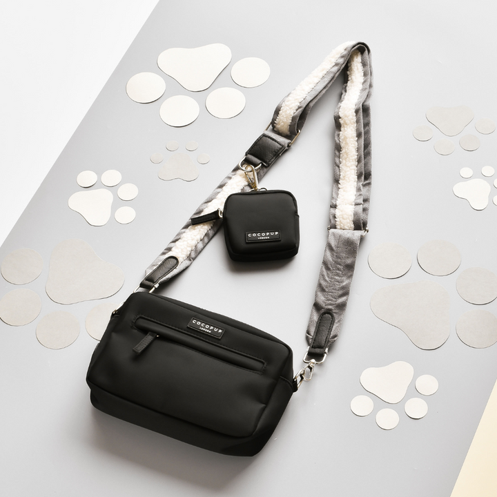 Dog Walking Black Bag Bundle - Grey Aviator