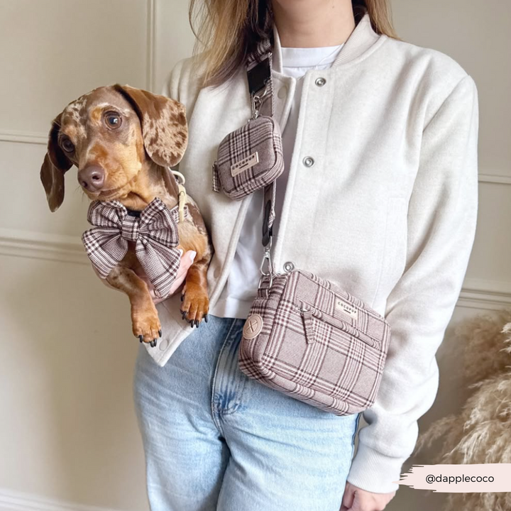 Dog Walking Bag - Pup Plaid