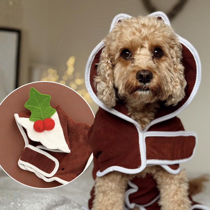PERSONALISED Christmas Pudding Drying Robe