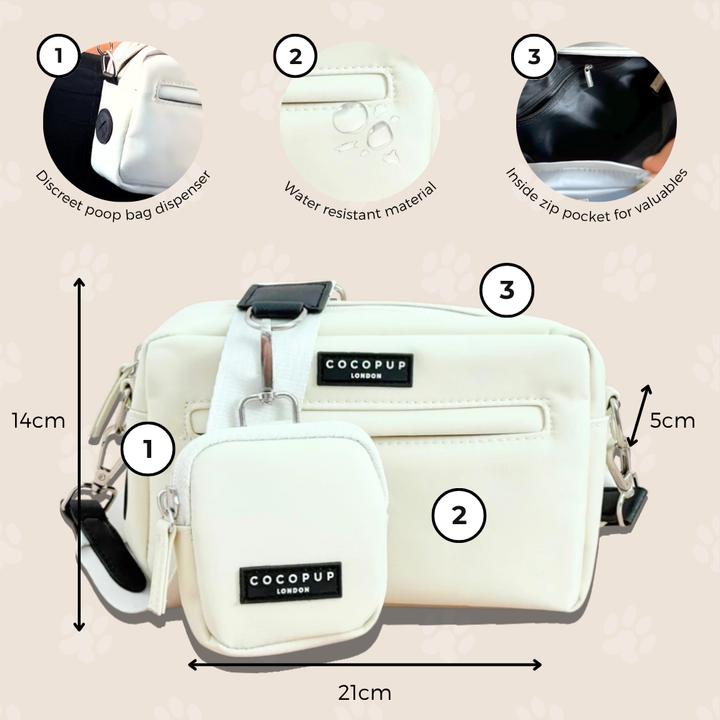 Build Your Own Dog Walking Bag - Oyster White Bag