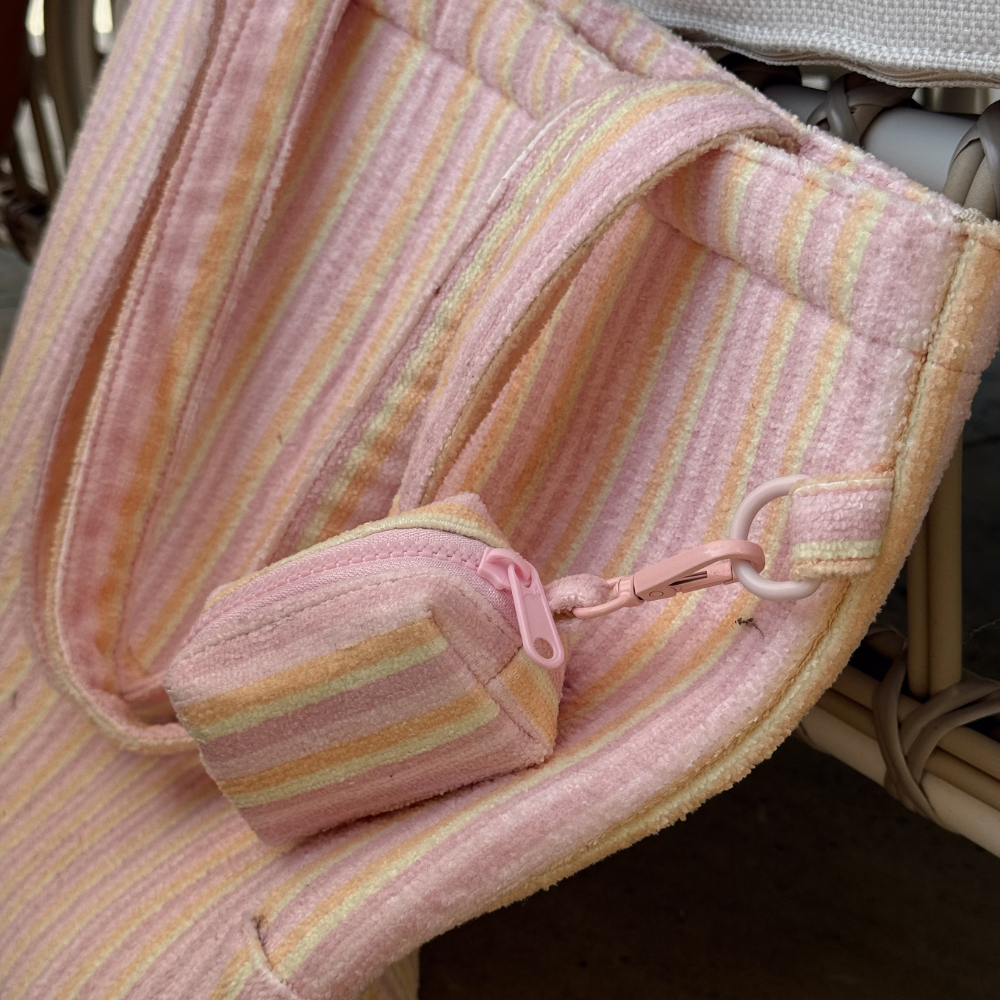 Pastel Stripes Poop Bag Holder