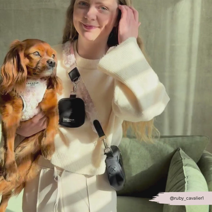 Dog Walking Black Bag Bundle - Pearly Pup